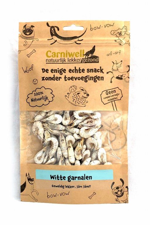 Witte garnalen