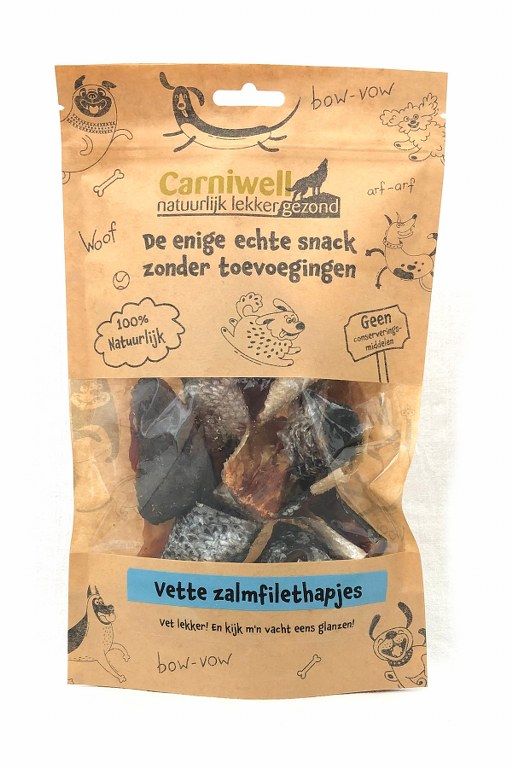 Vette zalmfilethapjes