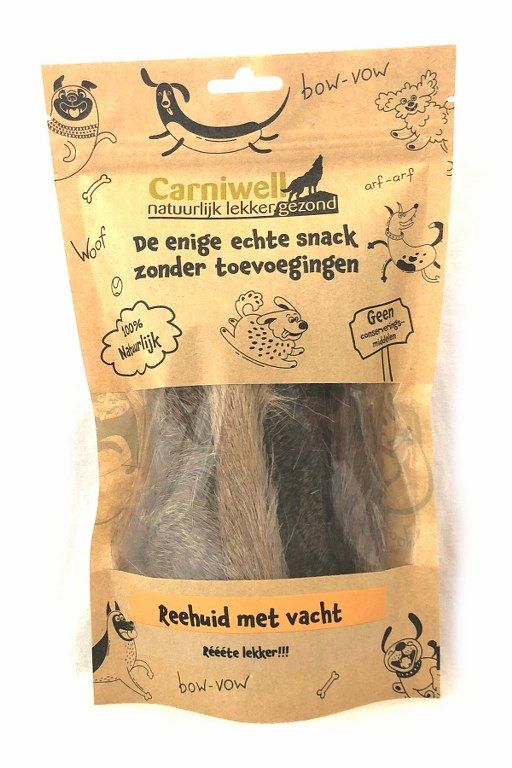 Reehuid met vacht